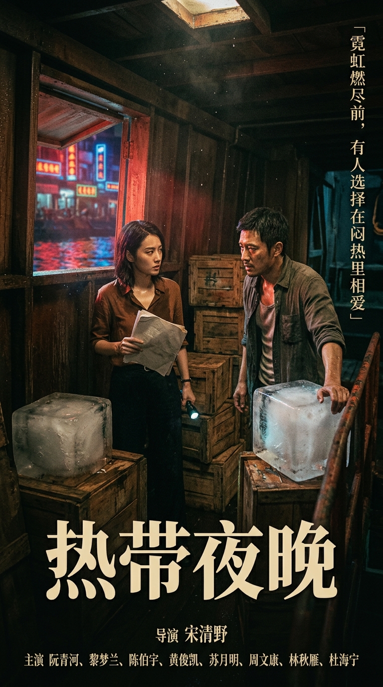 《热带夜晚》海报